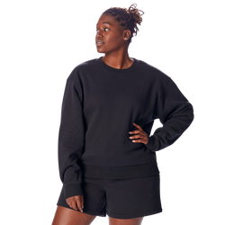 Women's - Cozi Crew Fleece  - Ultra Black