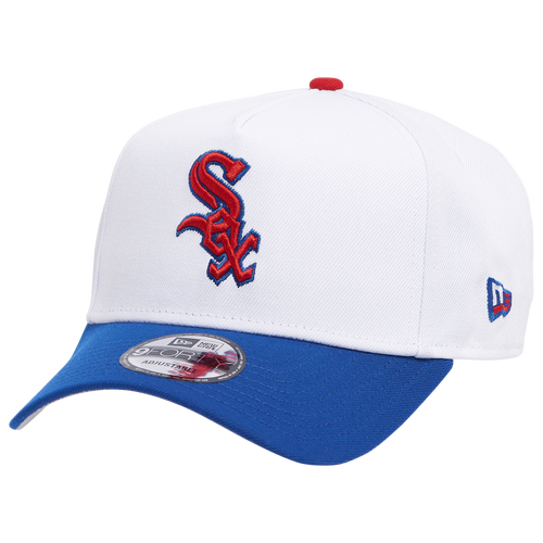 

New Era New Era White Sox 9FORTY A-Frame Hat - Adult White/Blue/Red Size One Size