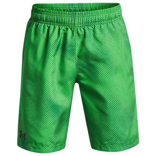 

Boys Under Armour Under Armour Woven Printed Shorts - Boys' Grade School Green Screen/Black Size S