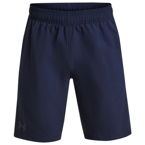 

Boys Under Armour Under Armour Woven Shorts - Boys' Grade School Midnight Navy/Black Size L