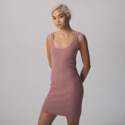 Pour femmes - Cozi Robe camisole en tricot côtelé Perfect - Mauve subtil