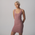 Cozi Perfect Rib Knit Tank Dress  - Women's Subtle Mauve