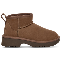 Girls' Grade School - UGG Ultra Mini New Heights - Hickory/Brown