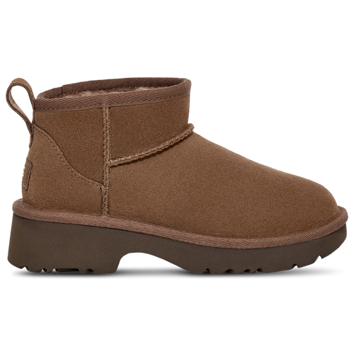 

UGG Girls UGG Ultra Mini New Heights - Girls' Grade School Shoes Hickory/Brown Size 05.0