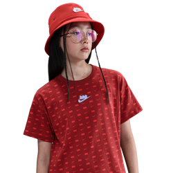 Girls' Grade School - Nike Ouch T-Shirt  - Dark Cayenne/Dark Cayenne