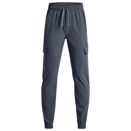 

Boys Under Armour Under Armour Pennant Woven Cargo Pants - Boys' Grade School Downpour Gray/Gravel/Gravel Size L