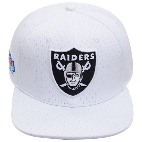 

Pro Standard Mens Pro Standard Raiders Logo Mesh Snapback Hat - Mens White/White Size One Size