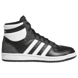 Boys' Grade School - adidas Originals Top Ten  - Black/White/Grey