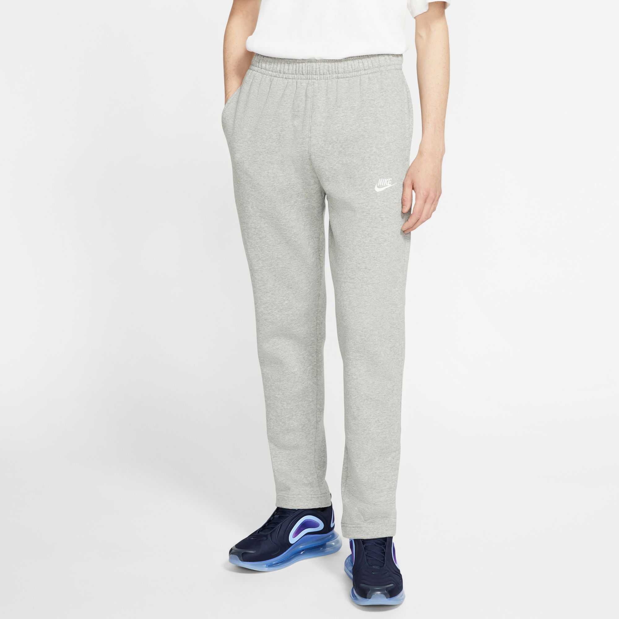 Nike club fleece open hem online pants