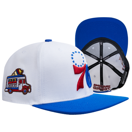 Pro Standard Mens Philadelphia 76ers  76ers Ice Cream Snapback Cap In White/blue