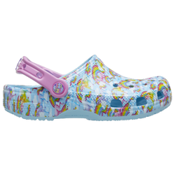 Girls' Grade School - Crocs Lisa Frank Rainbow Classic Clogs  - Arctic