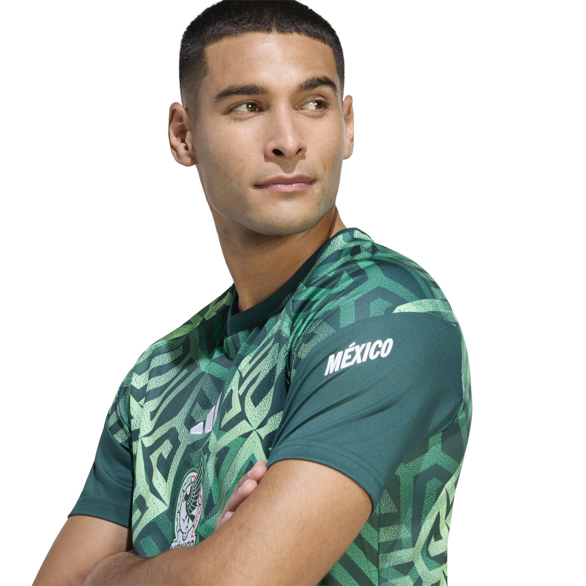 adidas Mexico 26 Home Pre Match Jersey  - Men's
