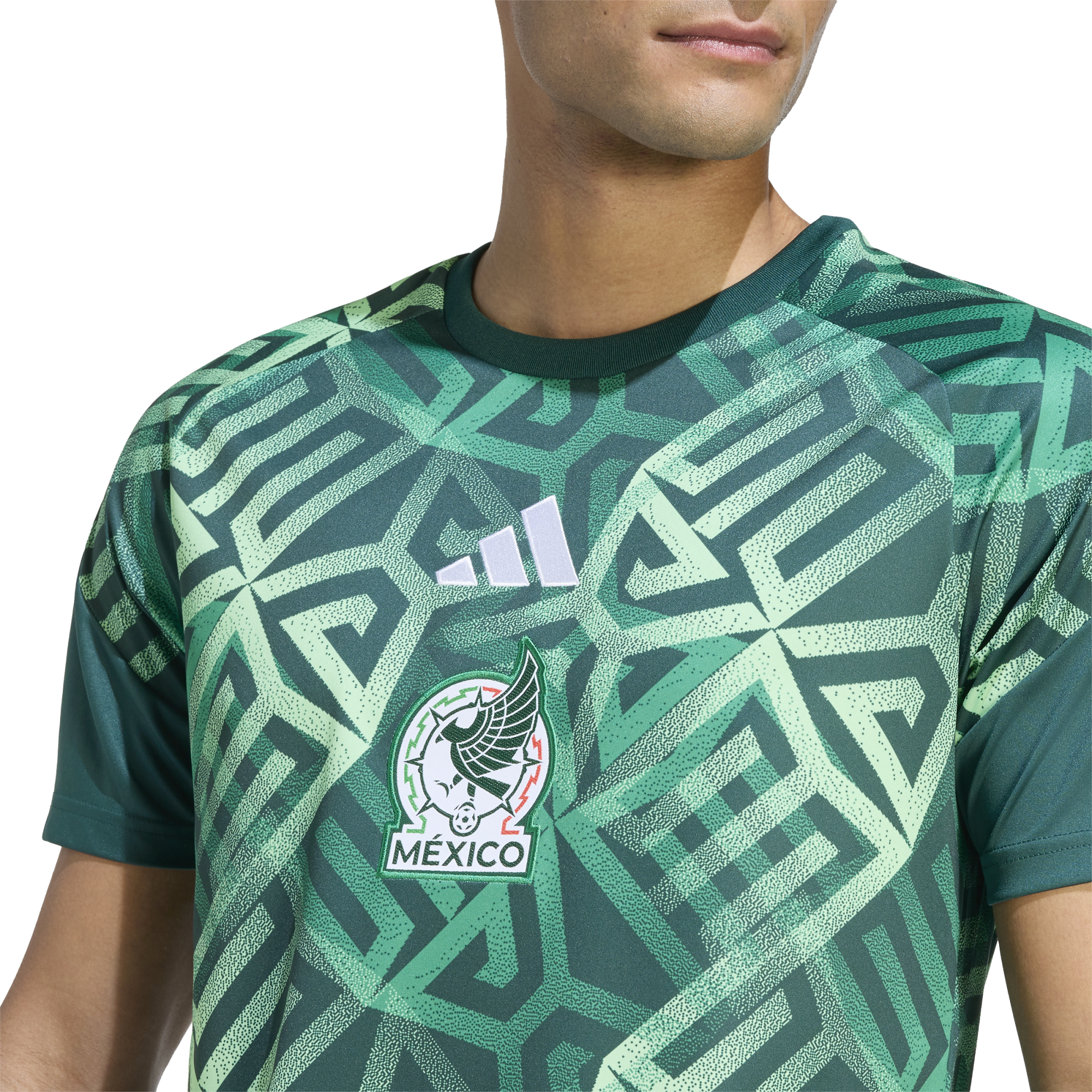 adidas Mexico 26 Home Pre Match Jersey  - Men's