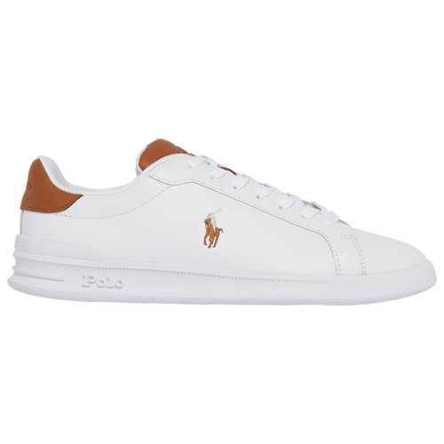  - Polo Ralph Lauren Heritage Court II Leather Sneaker - White/Tan