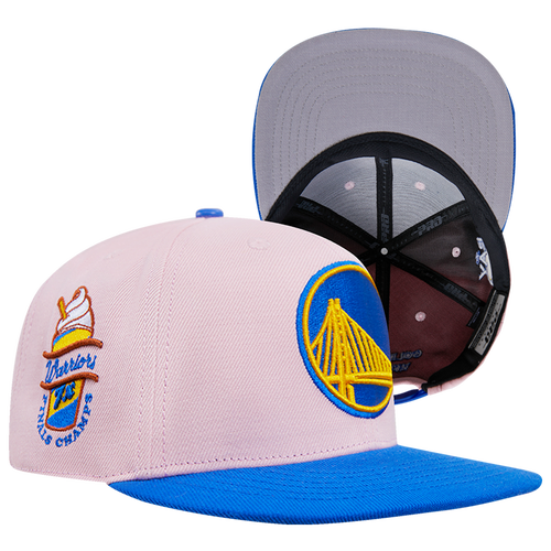 

Pro Standard Mens Golden State Warriors Pro Standard Warriors Ice Cream Snapback Cap - Mens Pink/Brown Size One Size