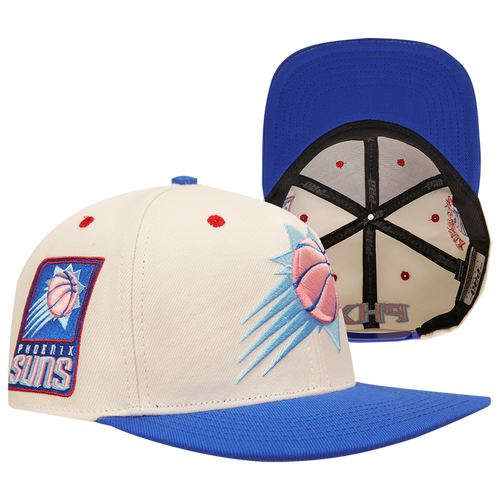 

Pro Standard Mens Phoenix Suns Pro Standard Suns Ice Cream Snapback Cap - Mens White/Blue Size One Size