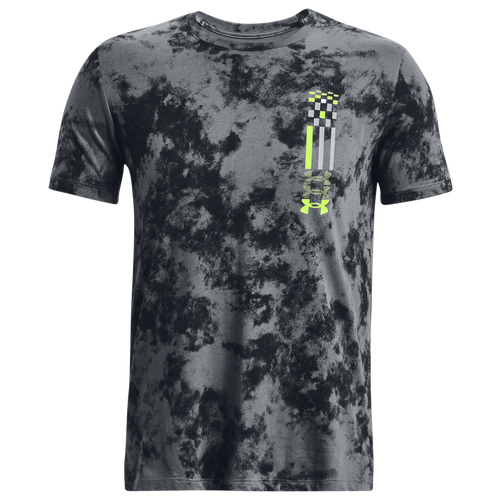 

Under Armour Mens Under Armour Run Anywhere Wash T-Shirt - Mens Pitch Size S