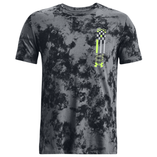 

Under Armour Mens Under Armour Run Anywhere Wash T-Shirt - Mens Pitch Size L