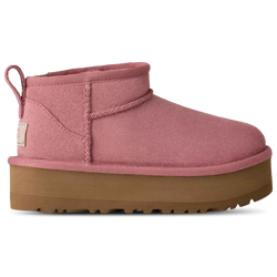 Girls' Grade School - UGG Ultra Mini Platform - Pink/Pink