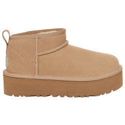 Girls' Grade School - UGG Ultra Mini Platform - Sand/Sand