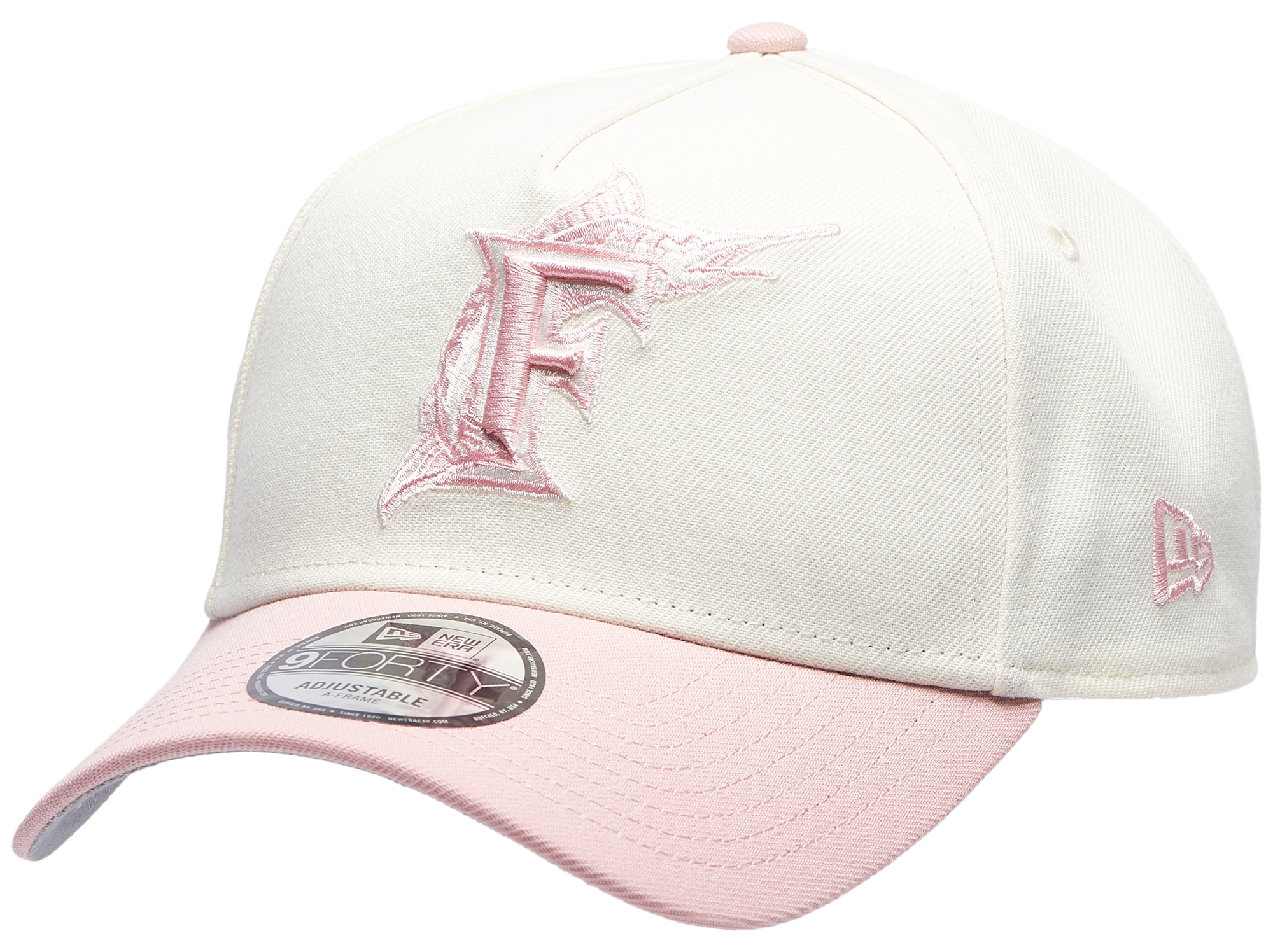 New Era Marlins 9FORTY A-Frame Cap - Adult