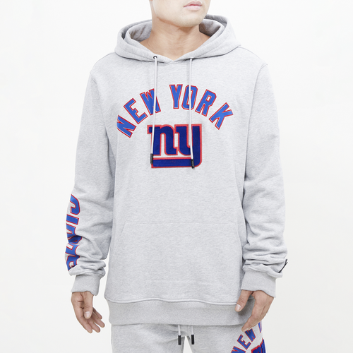 

Pro Standard Mens Pro Standard Giants Bristle Hoodie - Mens Grey/Grey Size M
