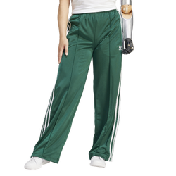 Women's - adidas Originals Firebird Loose Pants  - Collegiate Green/White
