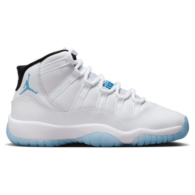 Grade School Jordan Retro 11 - WHITE/LEGEND BLUE