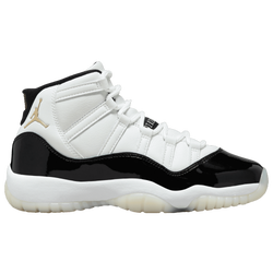 Boys' Grade School - Jordan Retro 11 - Metallic Gold/Black/White