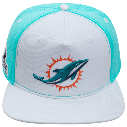 

Pro Standard Mens Pro Standard Dolphins Pinch Front Mesh Back Hat - Mens White/Teal Size One Size