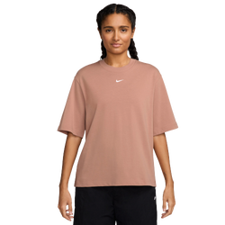 Pour femmes - Nike T-shirt carré NSW - Rose/Blanc
