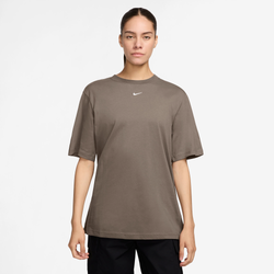 Women's - Nike Essential LBR T-Shirt - Brown/White