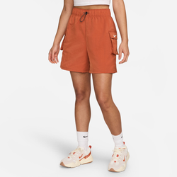 Women's - Nike Essential Woven Shorts  - Burnt Sunrise/Sail