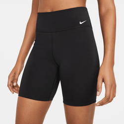 Women's - Nike One MR 7" Shorts 2.0  - Black/White