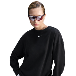 Women's - Nike Essential Long Sleeve T-Shirt  - Black/White