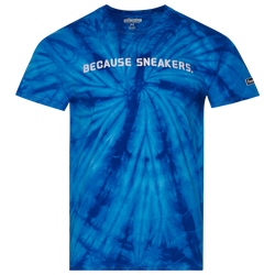 Boys' Grade School - Foot Locker Tie Dye Because Sneakers T-Shirt - Multi/White