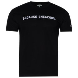 Boys' Grade School - Foot Locker Because Sneakers Youth T-Shirt - Black/White