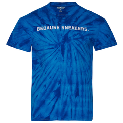 Boys' Grade School - Foot Locker Tie Dye Because Sneakers T-Shirt - Multi/White