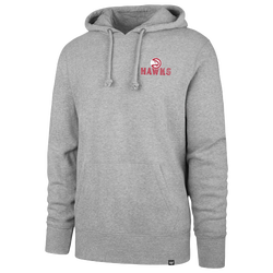 Men's - 47 Brand Hawks Arcitext Headline Hoodie - Slate Gray