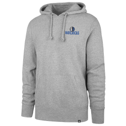 Men's - 47 Brand Mavericks Arcitext Headline Hoodie - Slate Gray