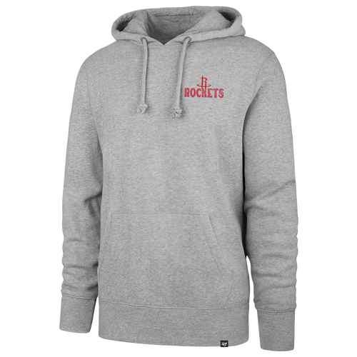 47 Brand Mens Houston Rockets Rockets Arcitext Headline Hoodie - - Slate Gray Size XL