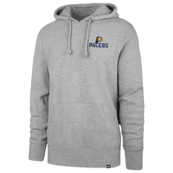 Men's - 47 Brand Pacers Arcitext Headline Hoodie - Slate Gray