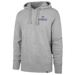 Men's - 47 Brand Knicks Arcitext Headline Hoodie - Slate Gray