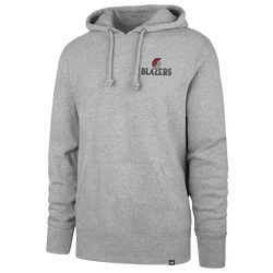Men's - 47 Brand NBA Portland Trail Blazers Arcitext Hdln Hoodie - Slate Gray