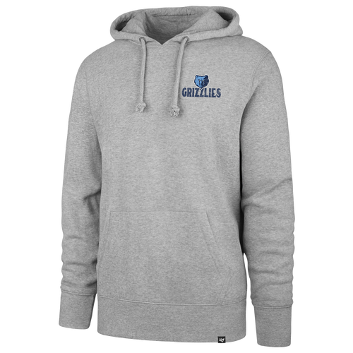 47 Brand Mens Memphis Grizzlies Grizzles Arcitext Headline Hoodie - - Slate Gray