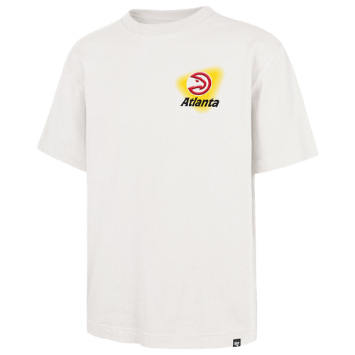 47 Brand Mens Atlanta Hawks Hawks All Fire Foundation T-Shirt - - Sandstone