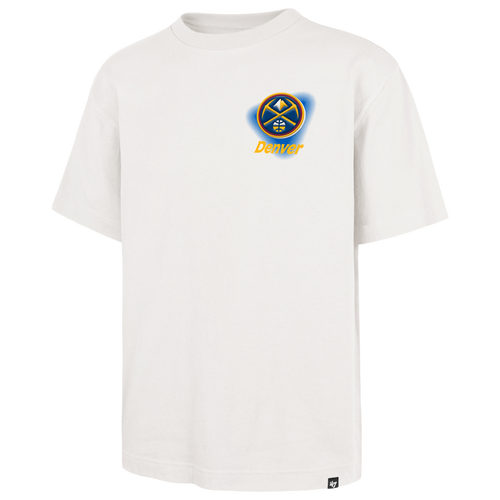 47 Brand Mens Denver Nuggets Nuggets All Fire Foundation T-Shirt - - Sandstone