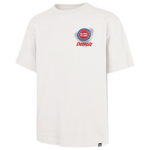 47 Brand Mens Detroit Pistons Pistons All Fire Foundation T-Shirt - - Sandstone
