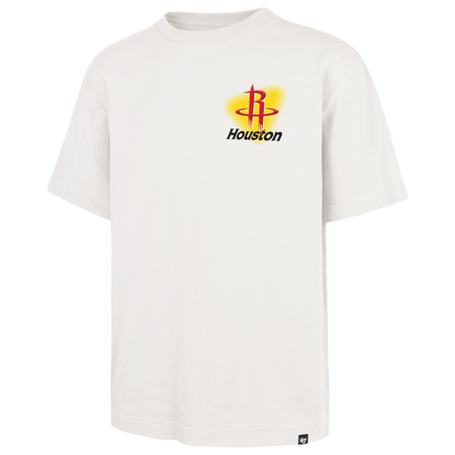 47 Brand Mens Houston Rockets Rockets All Fire Foundation T-Shirt - - Sandstone