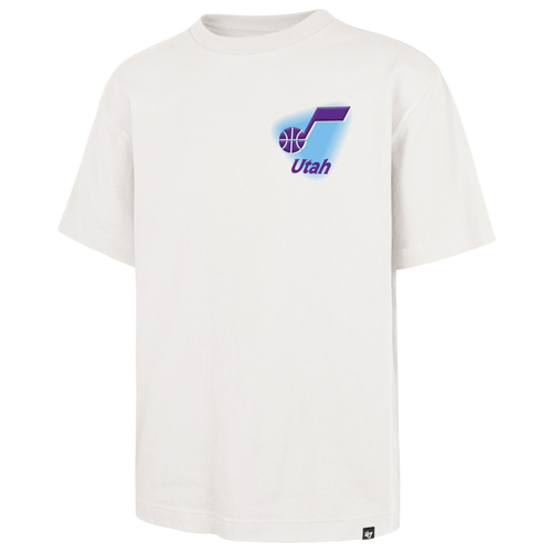 47 Brand Mens Utah Jazz Jazz All Fire Foundation T-Shirt - - Sandstone